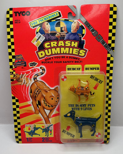 ヨネザワ CRASH DUMMIES ジャンボットレッカー No.36 日本版 Incredible Crash Dummies Hubcat and Bumper figures