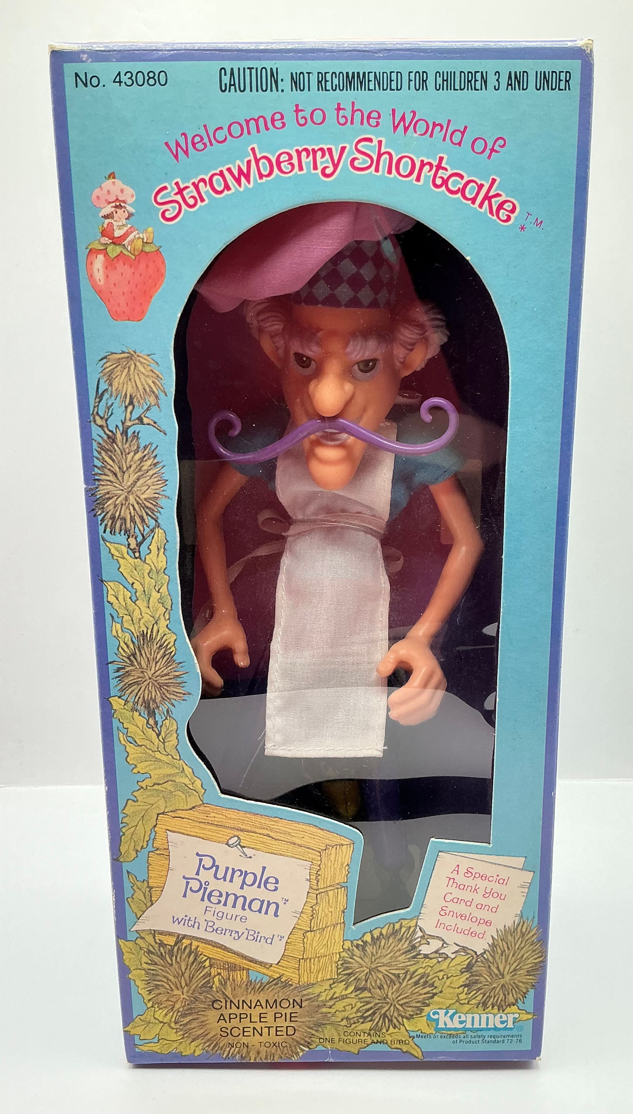 Strawberry Shortcake Purple Pieman with Berry Bird figure