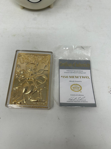 Pokemon #150 Mewtwo 23karat Gold Plated Card | 1313Mockingbirdlane