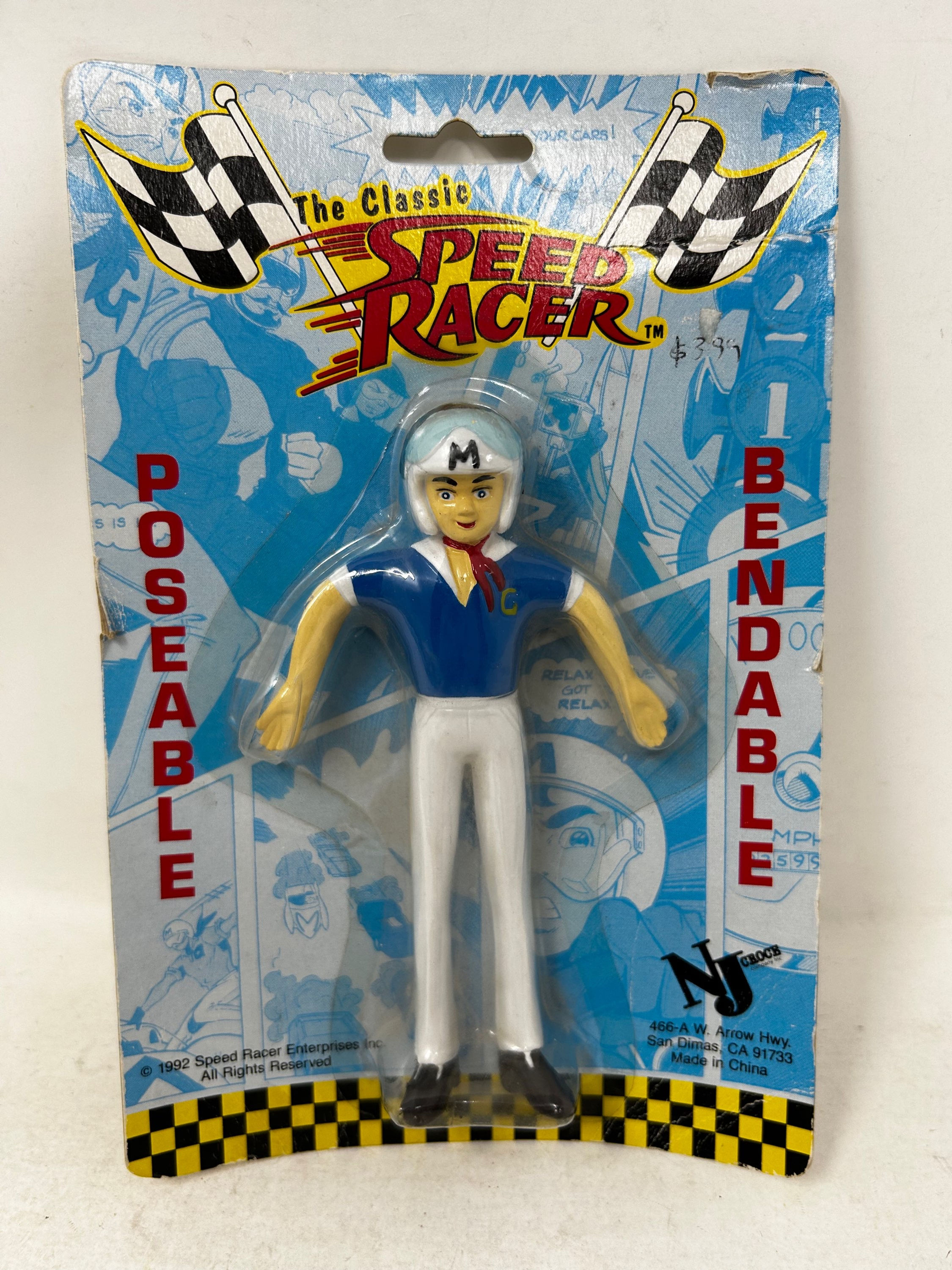 Speed Racer 1992 Bendable/Posable figure on card