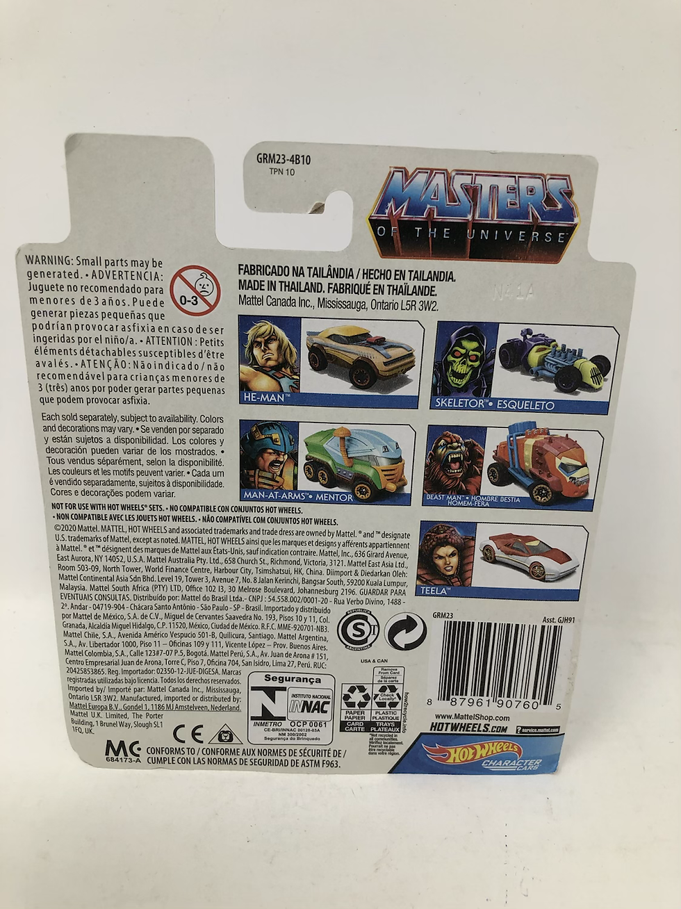 Thumbnail: MOTU Masters of the Universe Hot Wheels Man at Arms