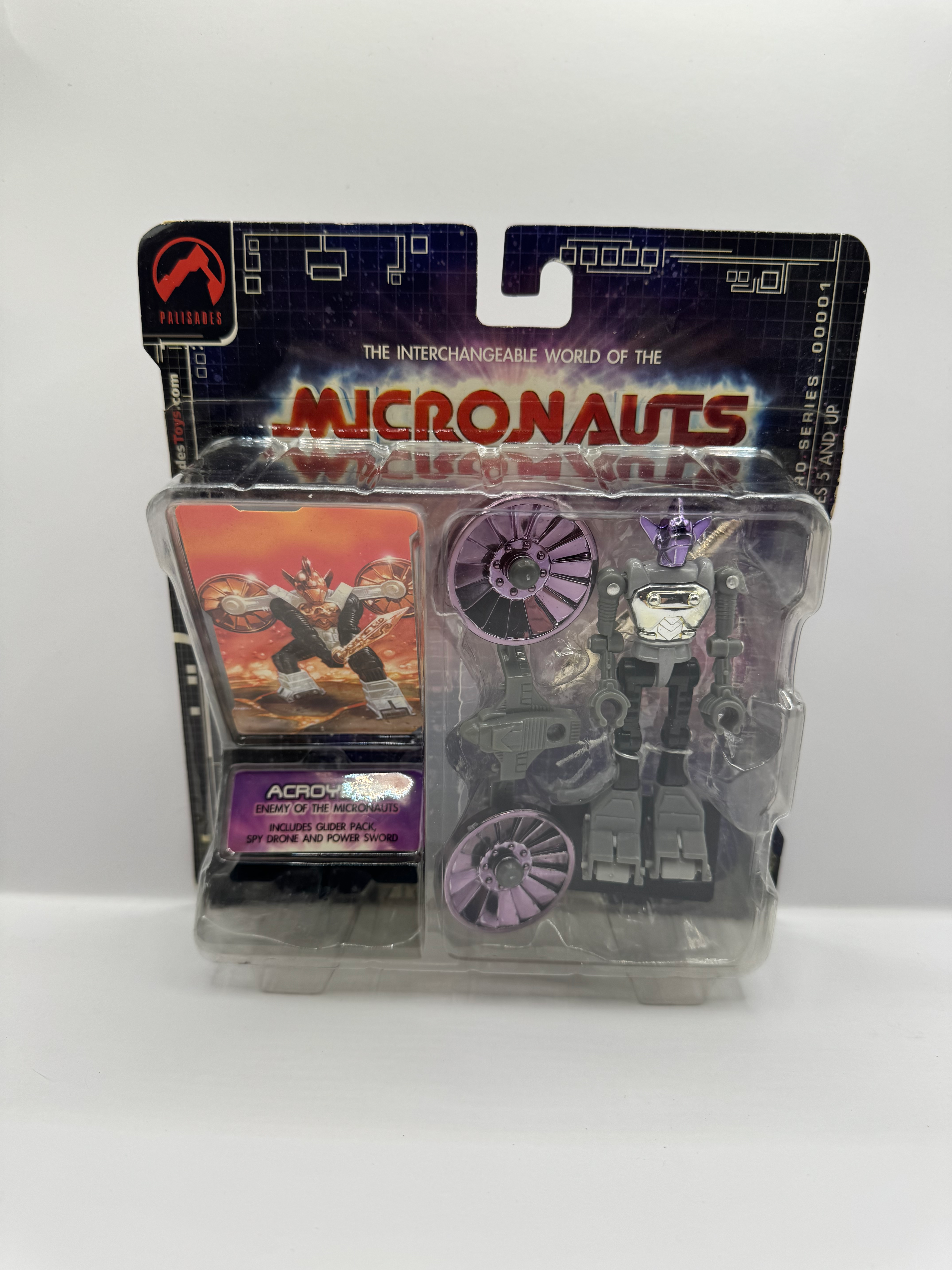 2002 Palisades Toys Micronauts Acroyear 