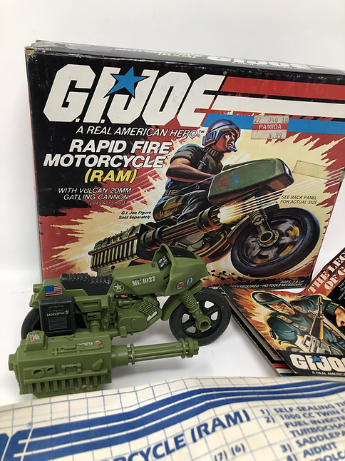 GIJOE Rapid Fire Motorcycle with box and instructions