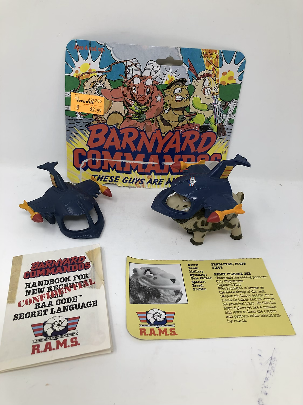Thumbnail: Barnyard Commandos Pilot Fluff Pendleton Playmates 