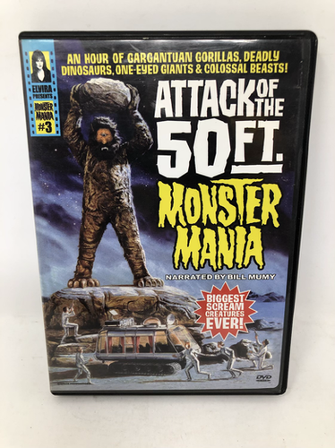 Attack of the 50-Foot Monster Mania Used DVD 2001 Rare