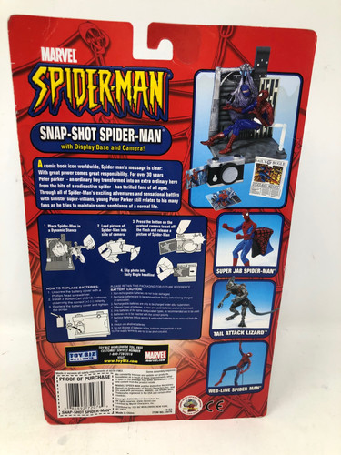 Spider-Man Snap Shot Rare Toybiz | 1313Mockingbirdlane