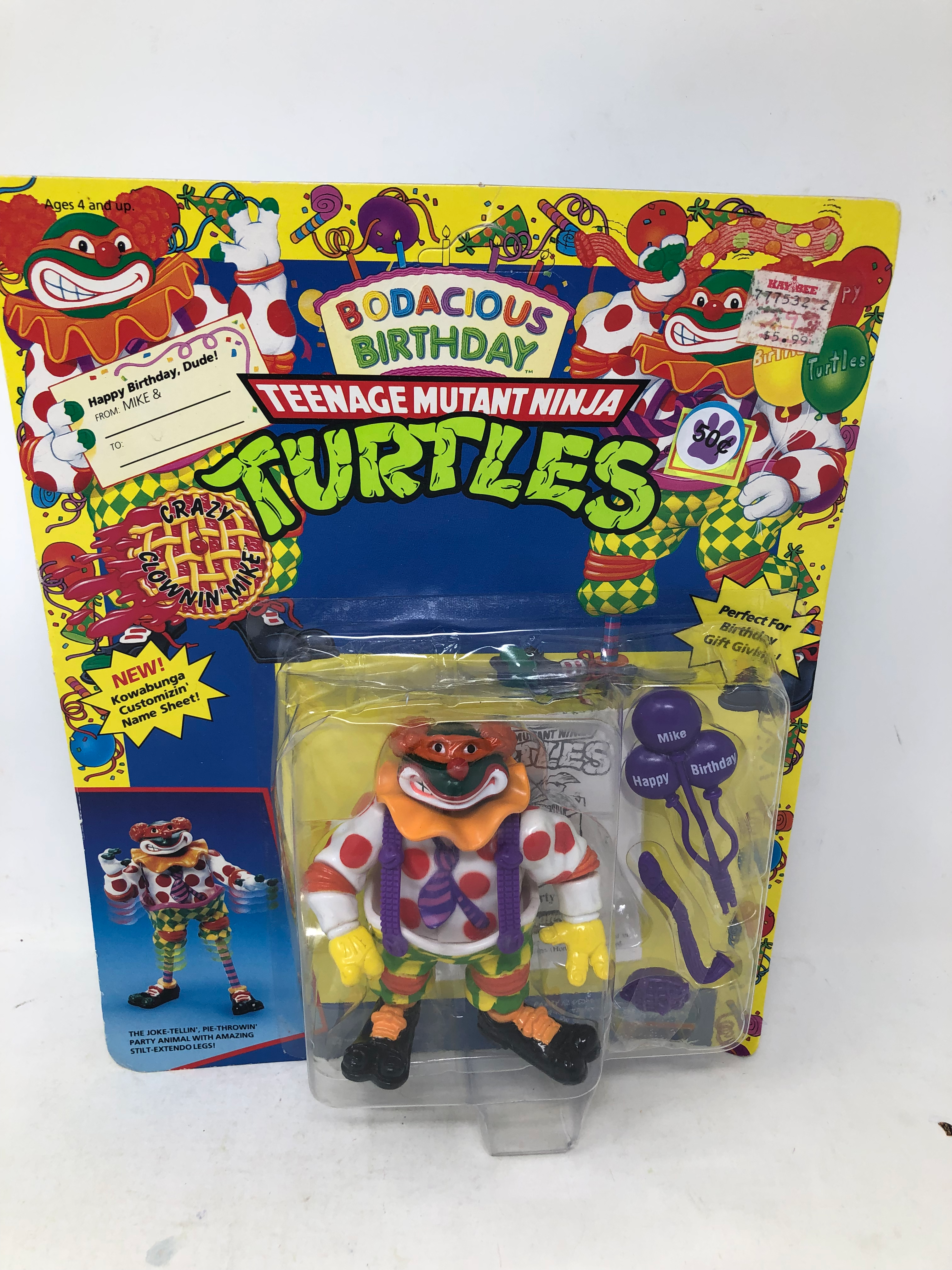 Tmnt Teenage Muntant Ninja Turtles Clownin Mike
