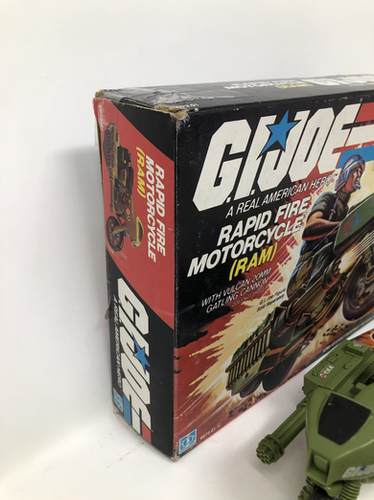 GIJOE Rapid Fire Motorcycle with box and instructions