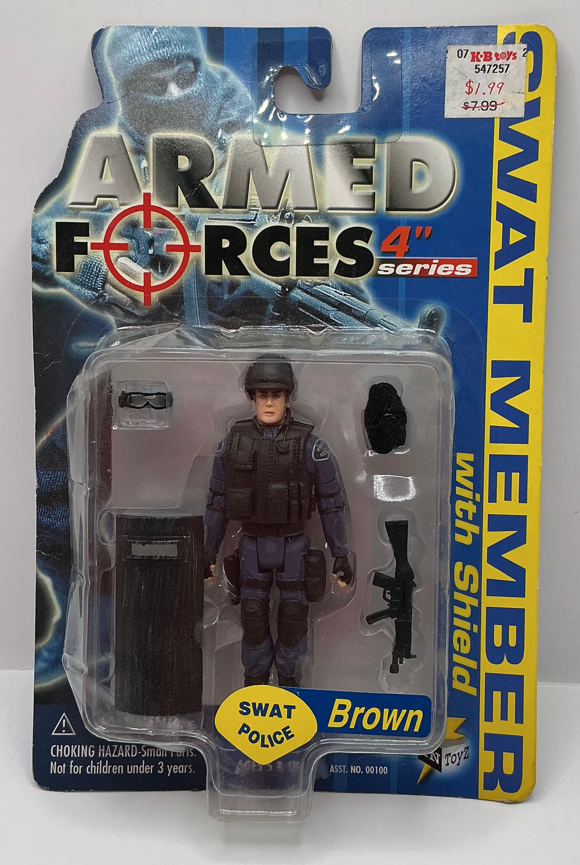 InToyz Armed Forces Swat Police Brown