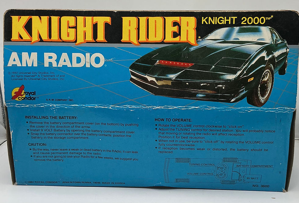 Thumbnail: Knight Rider Knight 2000 AM Radio