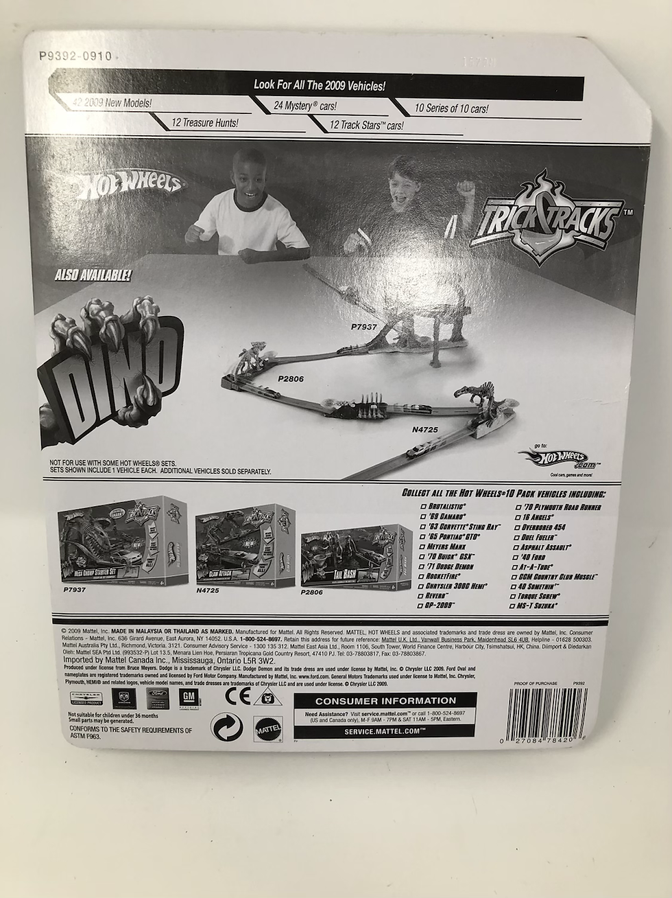 Thumbnail: Hot Wheels 10 Pack 2009 Mattel