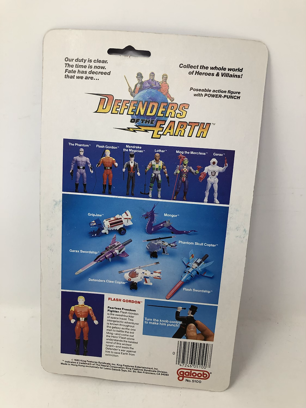 Thumbnail: Vintage Defenders of the Earth Flash Gordon Galoob