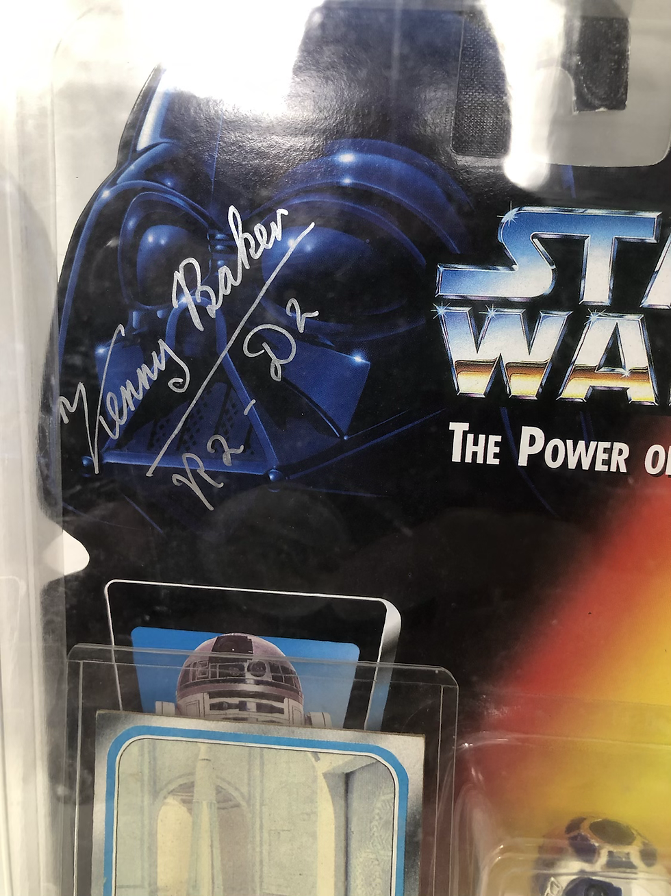 Thumbnail: Star Wars R2-D2 Signed Kenny Baker Figure With Bonus Card