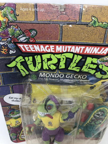Tmnt Teenage Mutant Ninja Turtles Mondo Gecko 1990 Vintage