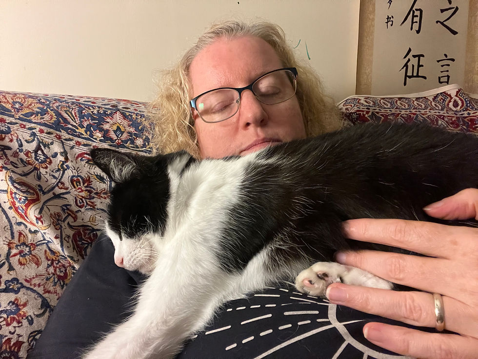 Xixi helping my heart rate relax