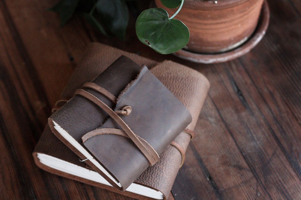 Handcrafted Leather Artist's Journal