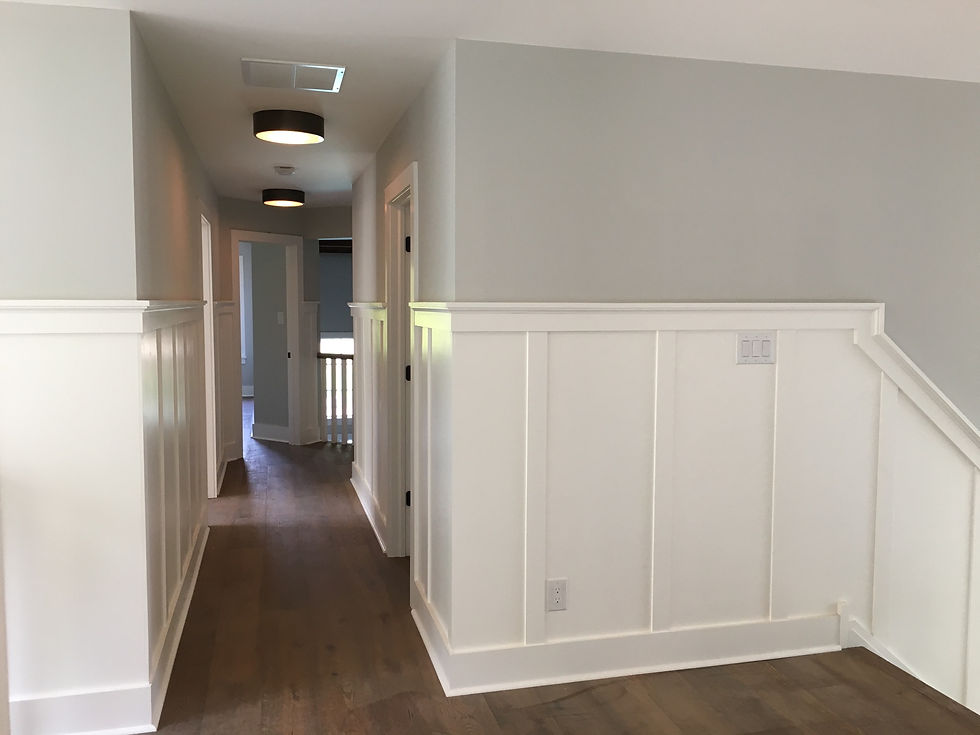 2nd Floor Hall Wainscoting