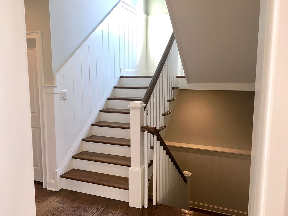 Custom Built Staircase and Rails