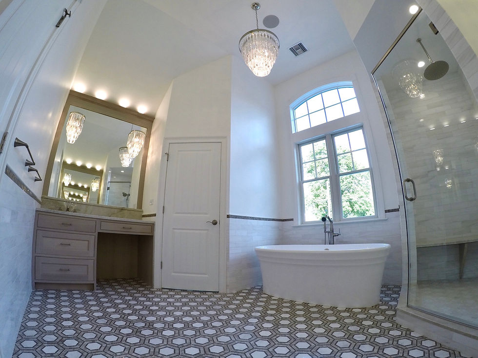 Master Bath with Freestanding Tub