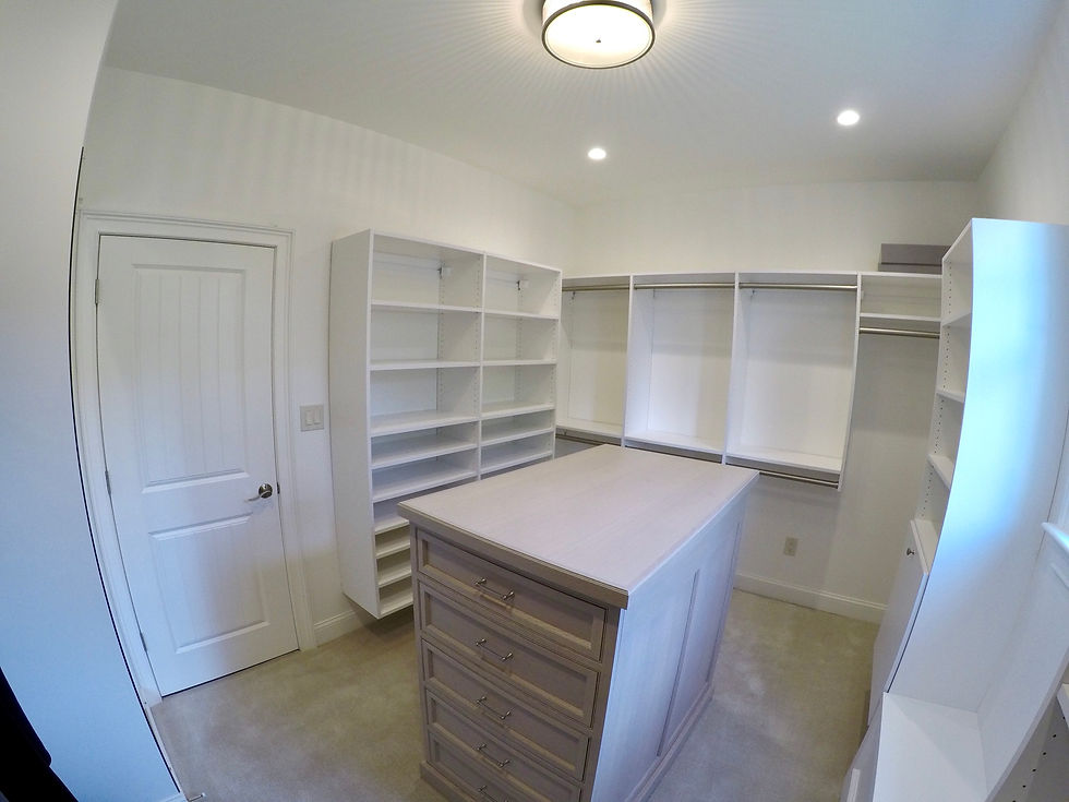 Master Closet Custom Shelving