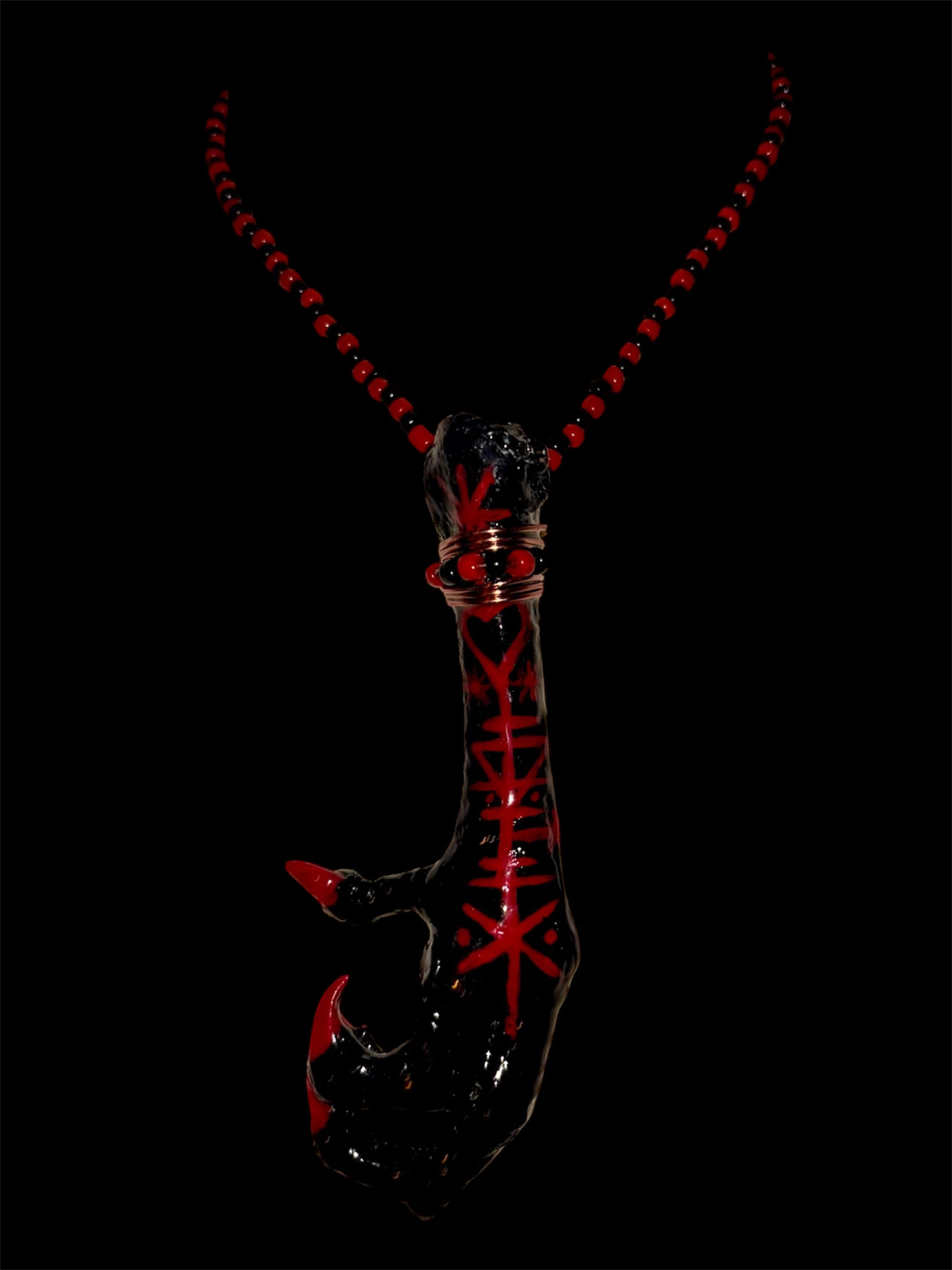 Road Opener Chicken Foot Necklace ❣️🖤