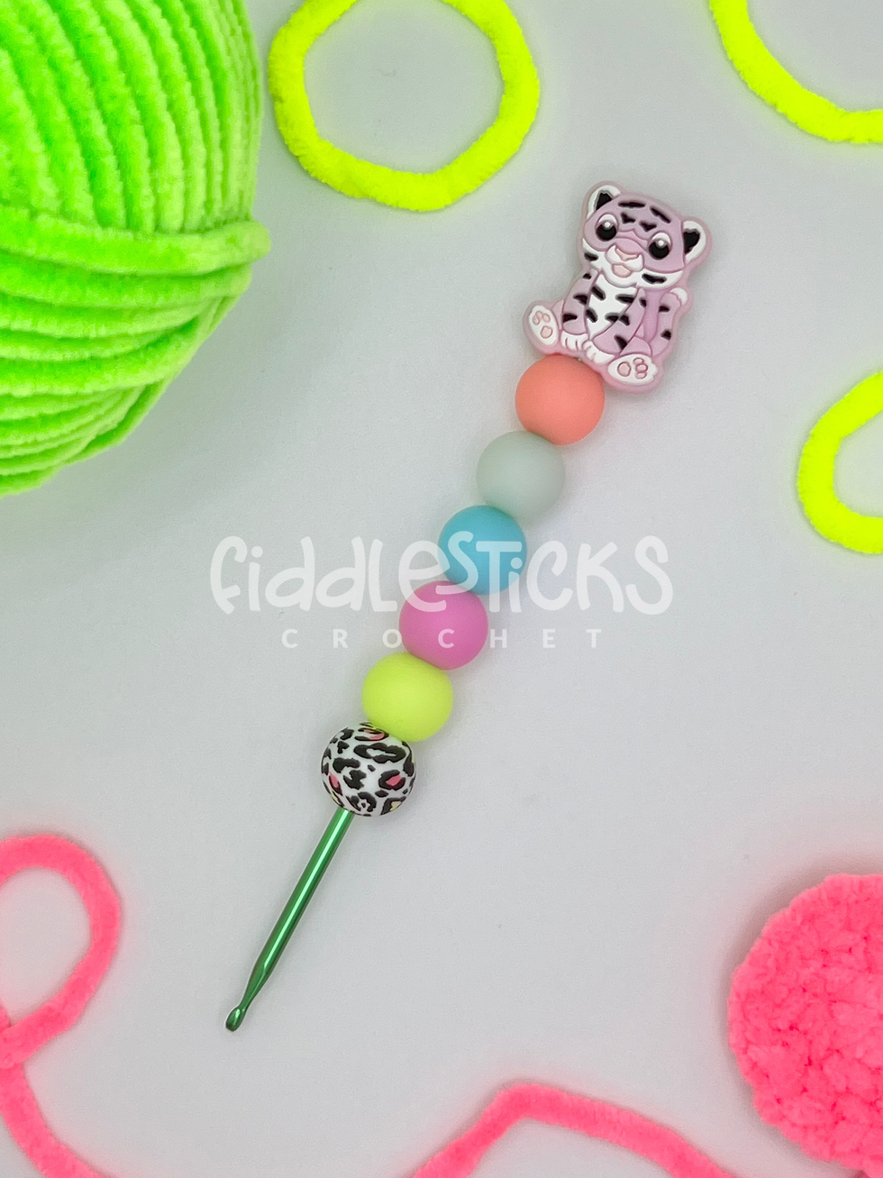 Thumbnail: Tiger (Pink) Crochet Hook