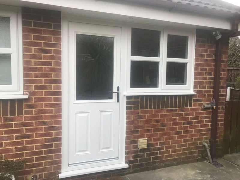 finished door and window