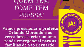 PSOL PROPÕE AUXÍLIO EMERGENCIAL MUNICIPAL – SBC