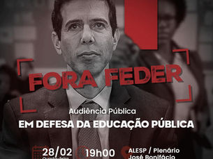 Cartão Vermelho para Feder