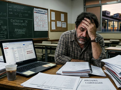 Não falo somente por mim, mas por toda uma classe que a cada dia adoece mais.