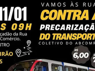 ATO CONTRA O AUMENTO DA TARIFA EM RIBEIRÃO PIRES!!