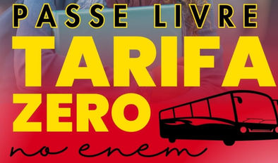 Tarifa Zero no ENEM já!!