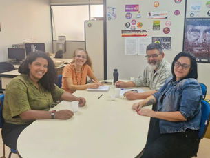 Reunião com Débora Lima, Presidenta Estadual do PSOL, Débora Lima.