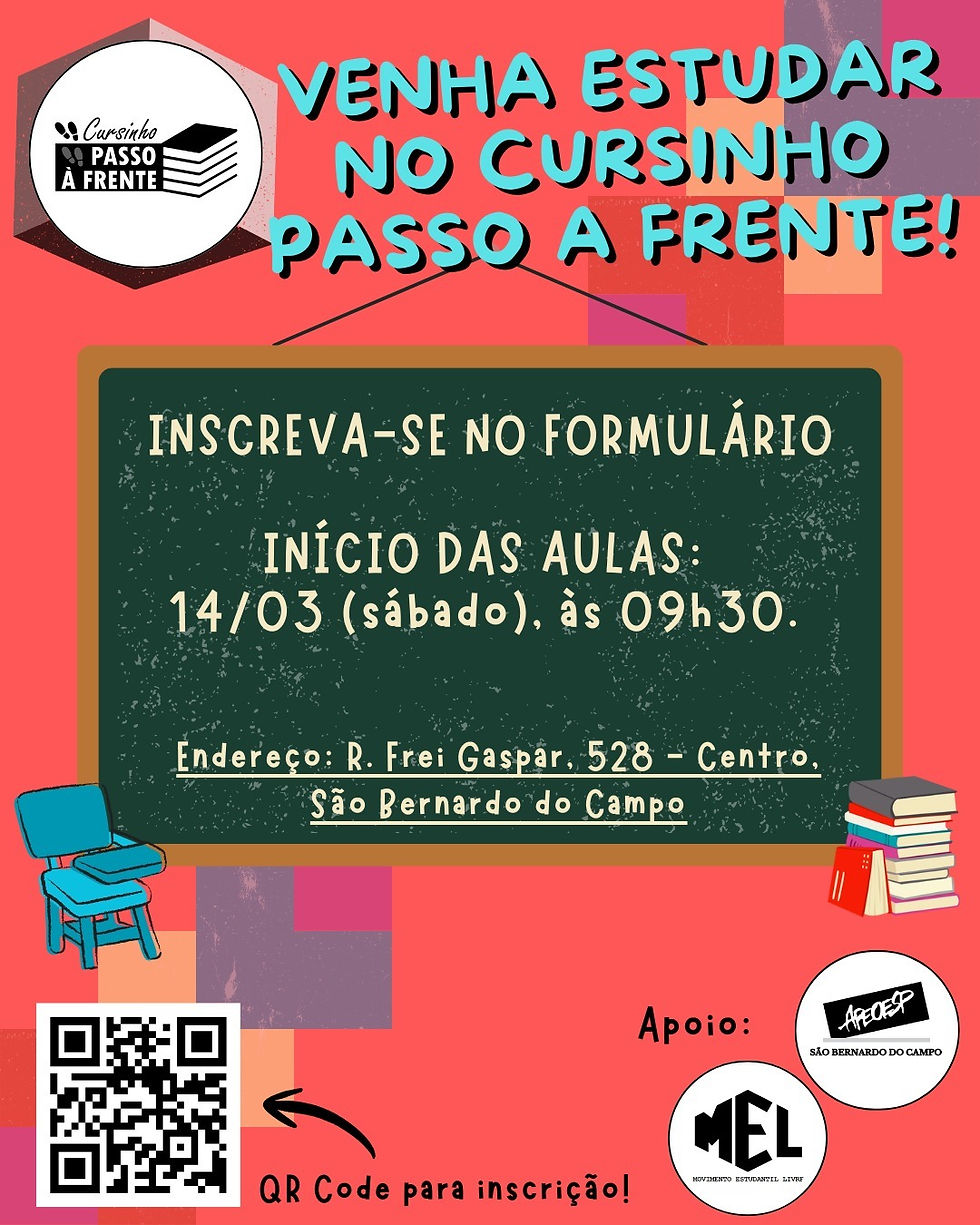 VENHA ESTUDAR PARA O ENEM E VESTIBULARES!