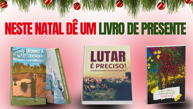 Neste Final de ano, dê um Livro de presente!