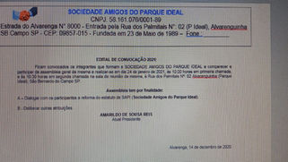 Sociedade Amigos do Parque Ideal.
