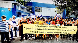 Governo exclui  estudantes e professores/as das escolas 
