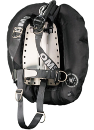 OMS Ocean All Black 45Lb-20Kg Aluminum SmartStream Twin Tank BC System with