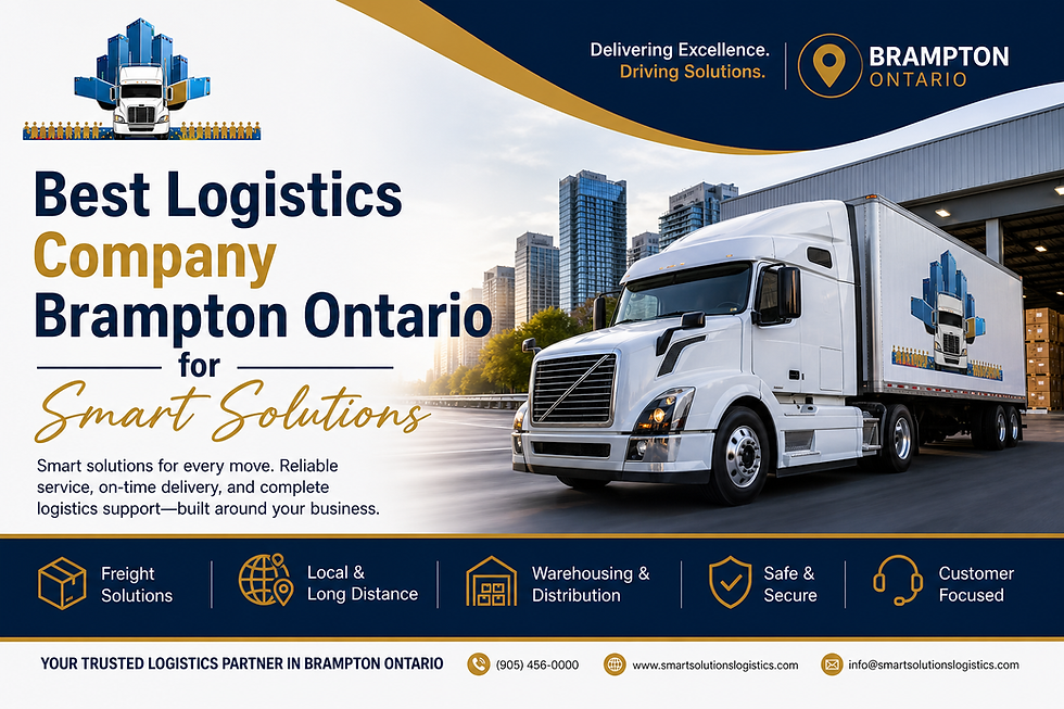Best Logistics Company Brampton Ontario