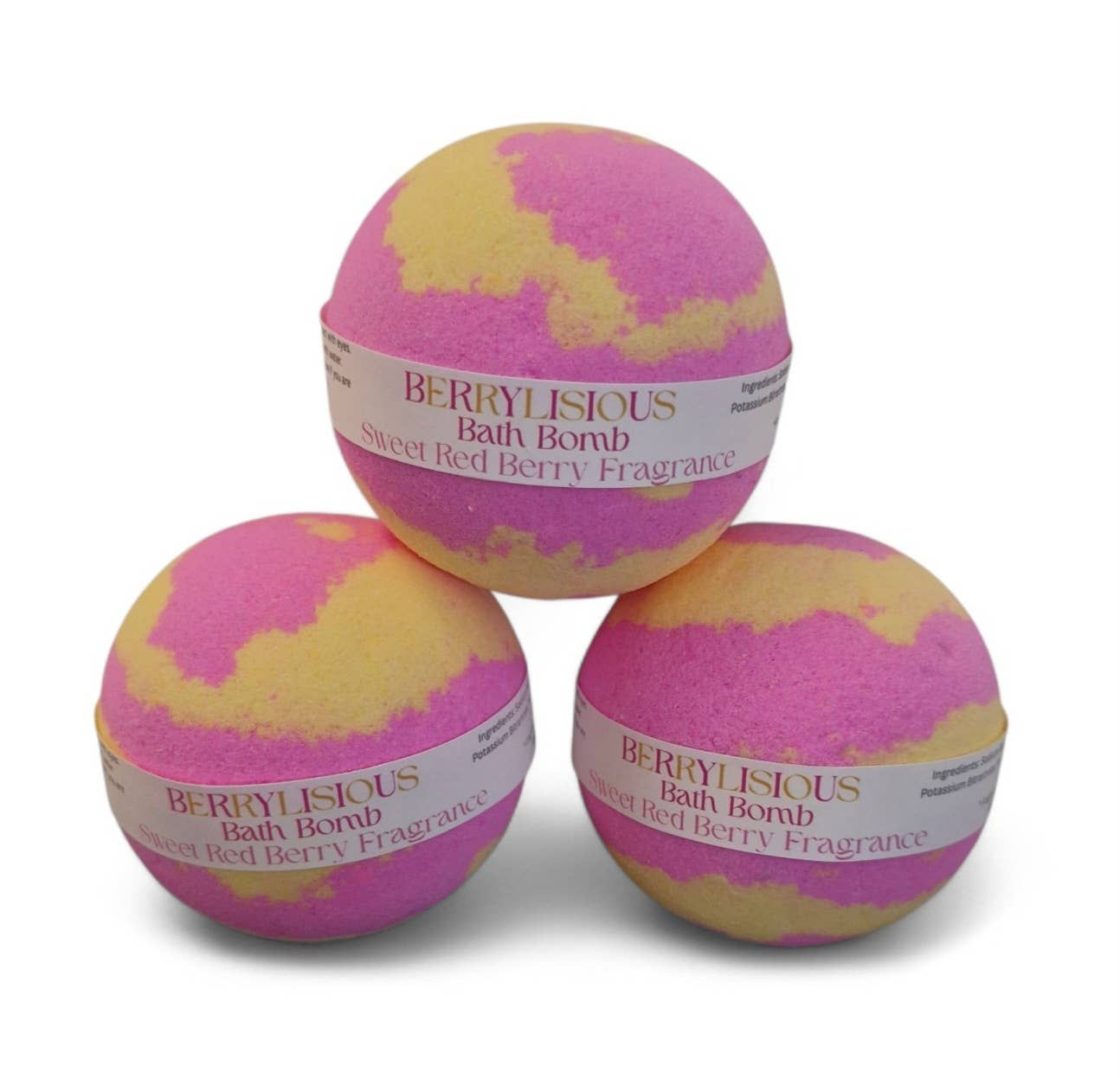 Large Berrylisious Bath Bomb