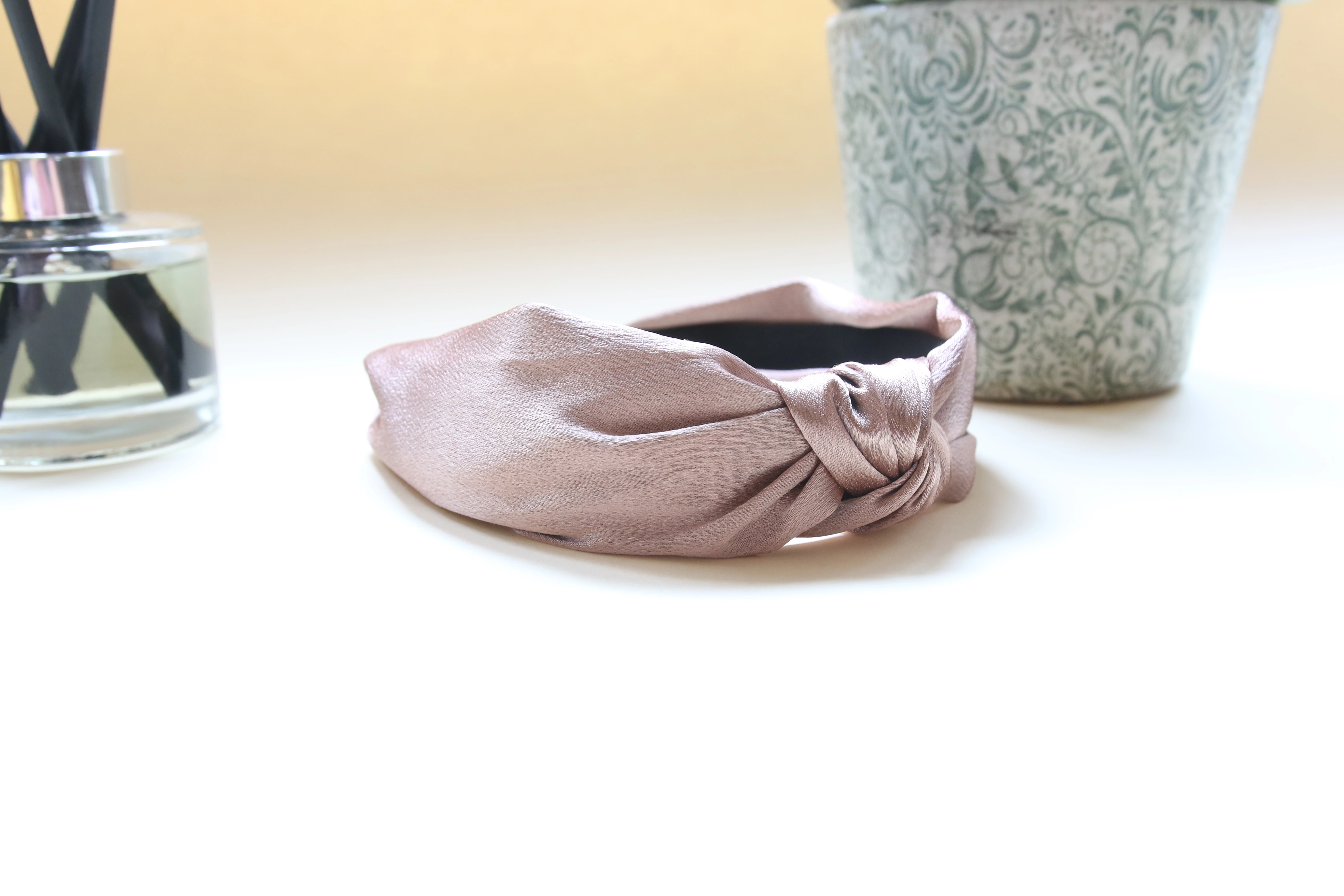 Rose Gold Shimmer Silk Band
