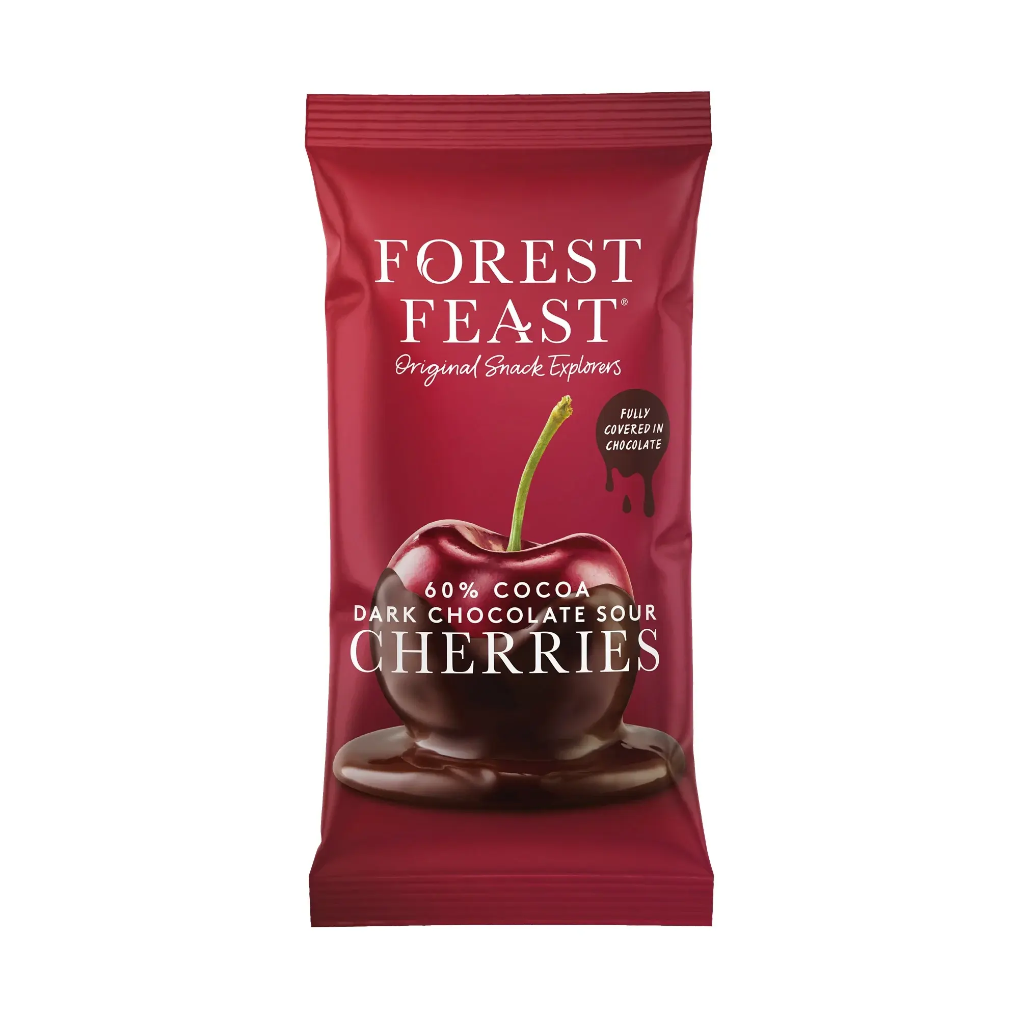 Forest Feast Dark Chocolate Cherries Snack Pack 40g