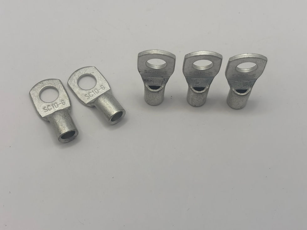 FRONT VIEW SC10-8 CABLE LUGS (5 PACK)