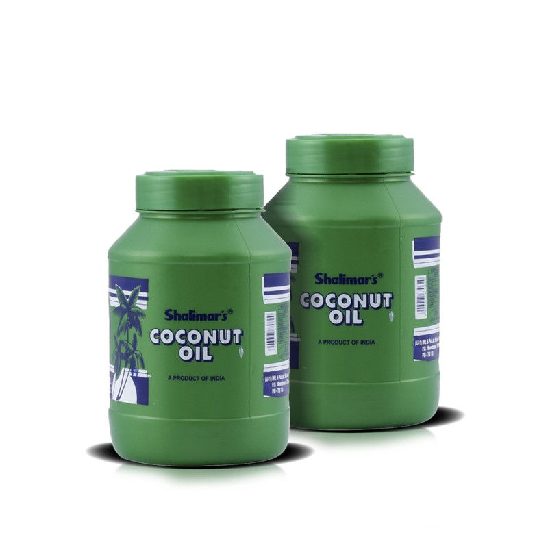 COCONUT OIL GREEN WIDE MOUTH 500 ML PACK OF 2