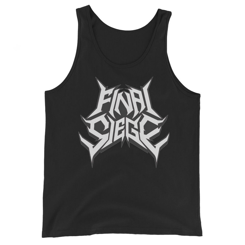 Final Siege White Logo Unisex Tank Top