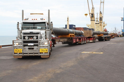 Oil and Gas Transport Logistics Hazelmere Perth Western Australia Darwin NT Northern Territory Broome WA Oversize Long Extendable Road Train