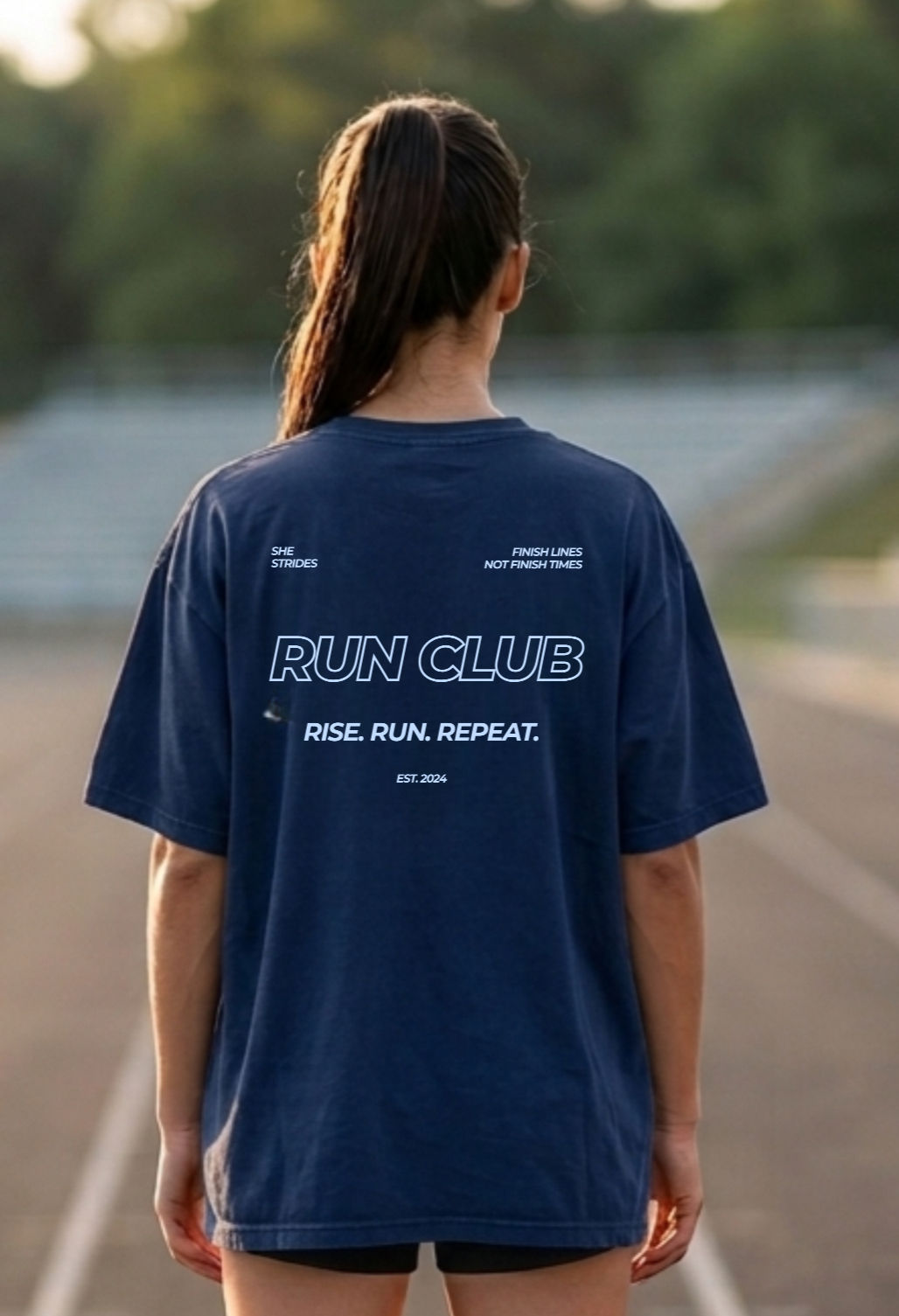 Summer Tee Navy & Blue