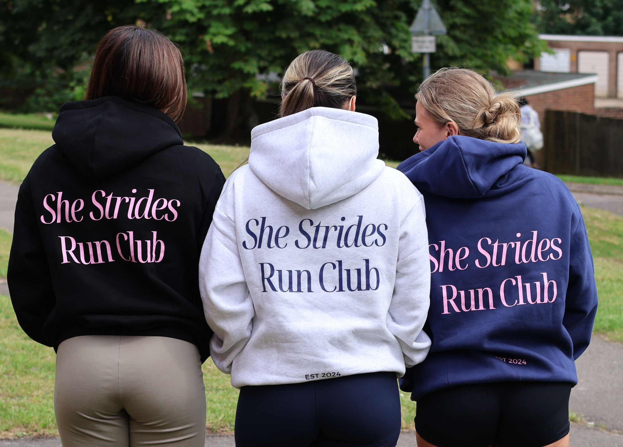 She Strides Original Hoodie