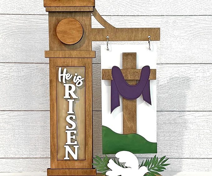 He Is Risen Post