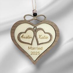 Wedding Heart Ornament